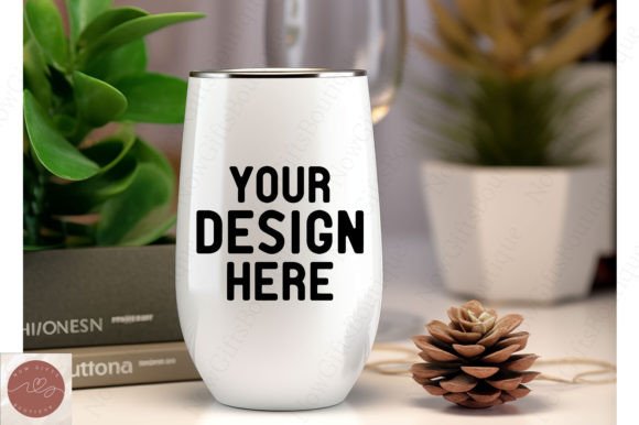 Christmas Wine Tumbler Mockup Review for Real Embroidery Projects