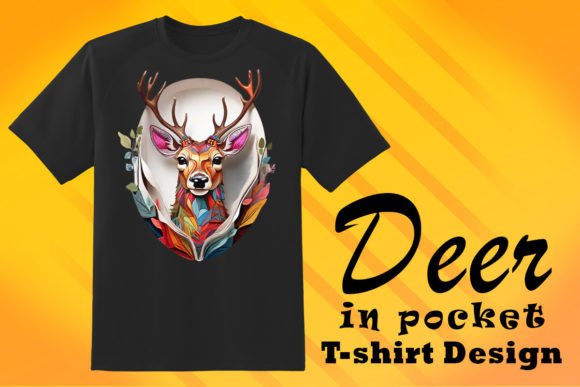 Deer in Pocket Crafts Asset for POD Review