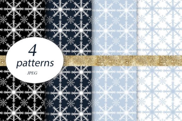 Frosty Snowflake PATTERNS: A Designer’s Review for Branding & Marketing