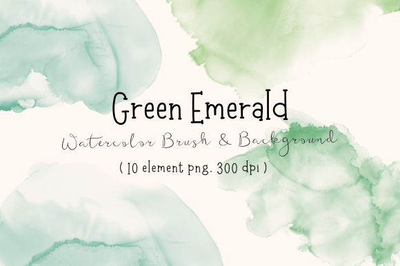 Green Emerald Watercolor Splashes: A Designer’s Honest Take