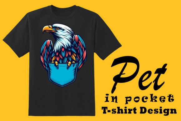 Pet in Pocket: A Versatile T-Shirt Design for Print-on-Demand Crafters