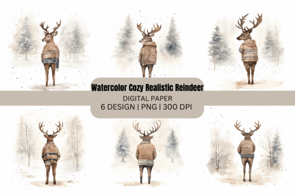 Watercolor Cozy Realistic Reindeer: A Designer’s Real-World Review