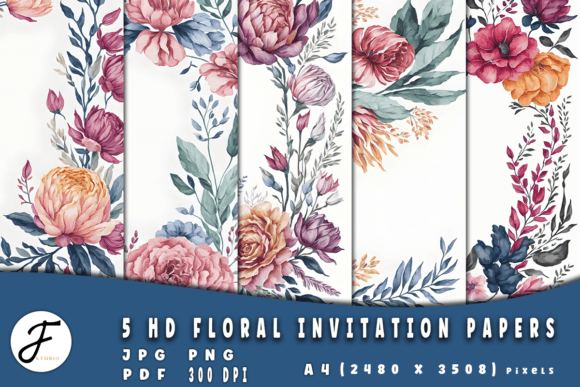 Watercolor Floral Papers for Backgrounds: A Seller’s Practical Review