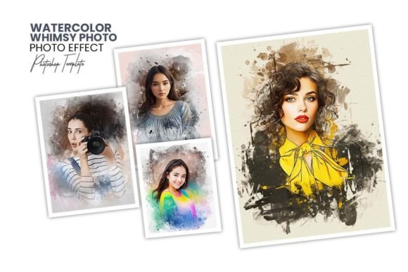 Watercolor Whimsy Photo Effect for Creative Sellers & Actions Amp Lovers